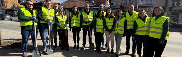 Zaposleni kompanije BAT u akciji ozelenjavanja Vranja