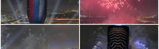 SPEKTAKL U BEOGRADU NA VODI Pogledajte kako je izgledao dron šou i vatromet za doček Srpske nove godine (VIDEO)