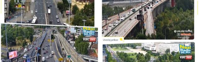 GAZELA POLUPRAZNA, NA PLAVOM MOSTU SKORO NIKOG: Na Autokomandi nema gužvi! Nesvakidašnji prizori za Beograd u jutarnjem špicu