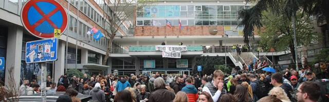 Studenti u blokadi: Skandalozno poređenje studenata sa Novinarskom komorom nacističke Nemačke