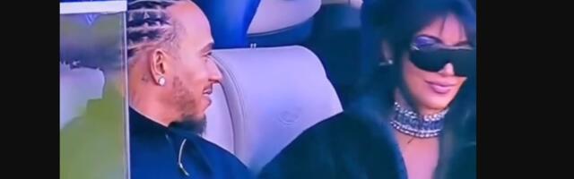 Ne kriju se! Luis Hamilton i Kim Kardašijan zajedno na Superboulu, mreže se usijale /VIDEO/