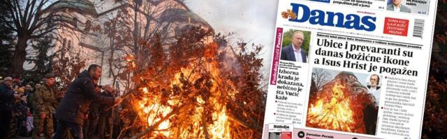 SKANDAL NAD SKANDALIMA! Naslovna strana "Danasa" je nešto najodvratnije što ćete videti: "Ubice i prevaranti su danas božićne ikone"