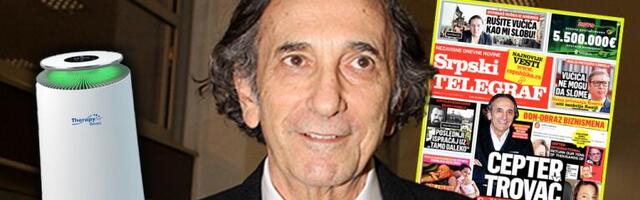 CEPTER PLAŠI NAROD DA DRŽAVI UVALI 200.000 PREČIŠĆIVAČA! Nastavak bedne kampanje poznatog biznismena!