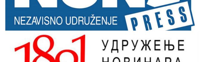 Stop progonu novinara: Zajednički skup NUNS-a i UNS-a