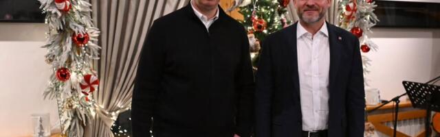 Vučić ugostio Pelegrinija na večeri: "Potvrdili smo snažne i iskrene odnose koje Srbija i Slovačka neguju"