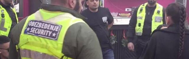 UVREDE, PSOVKE, PRETNJE: Žestoka svađa na ivici incidenta, obezbeđenje napravilo kordon zbog Bore Santane (FOTO/VIDEO)