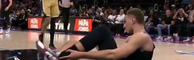 Jovića baš neće! Samo što je dobio šansu, povredio se i na terenu se previjao od bolova /VIDEO/