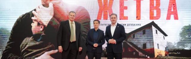 ANA BRNABIĆ I NIKOLA SELAKOVIĆ NA PREMIJERI "ŽETVE"! Film o Žutoj kući i nelegalnoj trgovini organima na Kosovu i Metohiji rađen po istinitim događajima