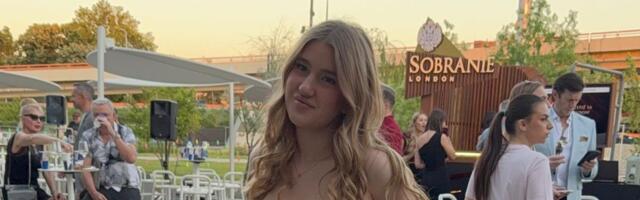 Ćerka Goce Tržan ima ubitačan dekolte: Lena došla na događaj bez dečka, vilice svima pale