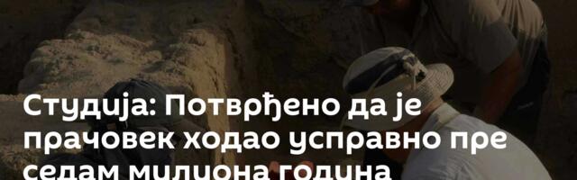 Студија: Потврђено да је прачовек ходао усправно пре седам милиона година