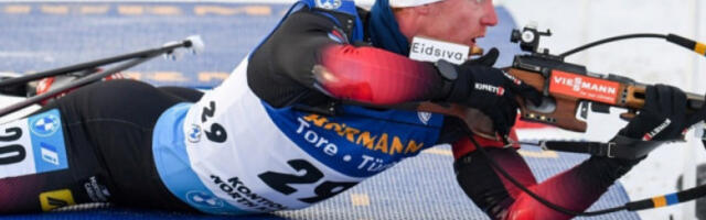 Норвешка биатлонска репрезентација у част преминулог Гуторма Бакена