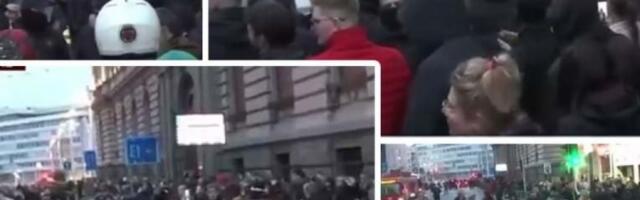 DRŽAVO REAGUJ! BLOKADERI ISPRED REKTORATA NAVIJAJU ZA UČK! (VIDEO)