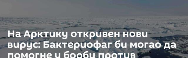 На Арктику откривен нови вирус: Бактериофаг би могао да помогне у борби против циститиса и сепсе