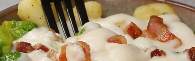 Gnocci testenina sa prokeljom i hrskavom slaninicom