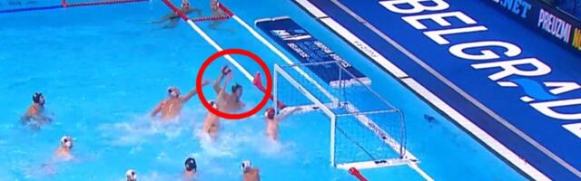 Cela Arena bila u neverici kad je videla šta je srpski vaterpolista uradio na prazan gol: Ovo je nemoguće!