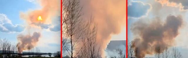 VATRENA STIHIJA kod Beočina: Ne vidi se prst pred okom (VIDEO)