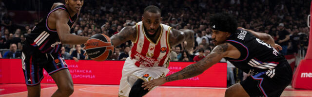 Šou Mekintajera i Monekea u punoj Areni: Zvezda srušila Pariz i ostala u trci za doigravanje