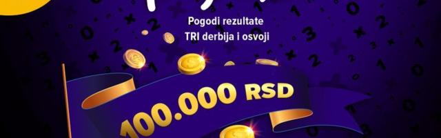 Do 13.30 možeš da se uključiš u trku za 100.000 dinara