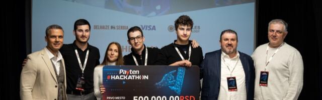 Payten hakaton izazvao ogromno interesovanje mladih: Pobednički tim osvojio pola miliona dinara!