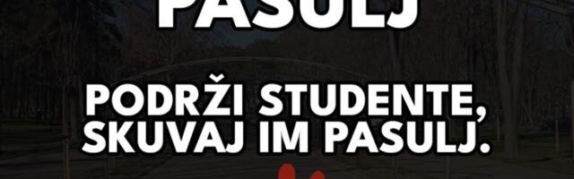 Građani kuvaju pasulj za studente u Velikom Parku