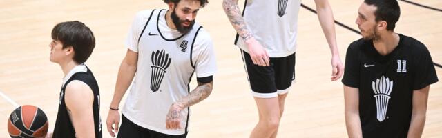 Partizan odradio poslednji trening pred Olimpijakos, evo ko je sve trenirao