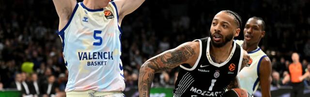 PARTIZAN – VALENSIJA Crno-beli imaju dvocifreni minus i nemaju timsku igru /VIDEO/