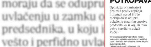 Ako narod odlučuje, mi koji rušimo državu tu nemamo nikakve šanse! Jasna poruka tajkunskog Danas: Po svaku cenu moramo sprečiti da narod Srbije nešto odlučuje! (FOTO)