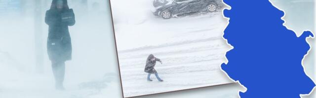 Pašće 30 centimetara snega: Preti nam opšti kolaps - Srbija u centru haosa (MAPA)