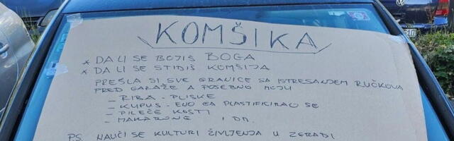 "Komšika, da li se bojiš Boga": Poruka iz BiH nasmejala region, osvanula preko cele šoferke, evo šta je razlog