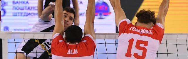CRVENO-BELI PONOVO SRUŠILI HRVATE: Odbojkaši Crvene zvezde u šesnaestini finala Kupa izazivača