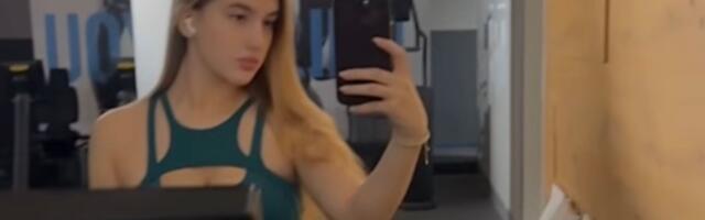 Ćerka Goce Tržan grmi u teretani, na njoj topić sa trakama: Dok se "znoji" na traci pokazala koliko je zgodna!