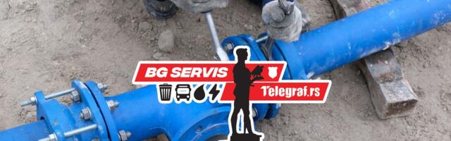 BG Servis: Na 13 mesta u gradu kvarovi na vodovodnoj mreži, radovi su do 15 sati