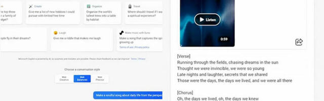 Microsoft Copilot: Kad AI tekst pretvara u muziku