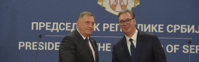 OGLASIO SE DODIK NAKON SASTANKA SA VUČIĆEM: O svim važnim političkim i ekonomskim temama, zajedno kad god je važno!