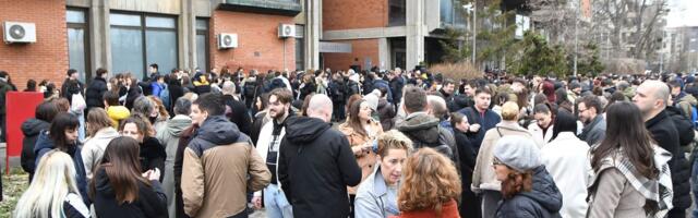Sutra protest nezavisnih sindikata fakulteta Univerziteta u Novom Sadu
