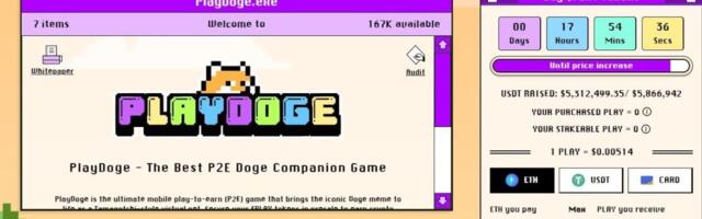 PlayDoge, novi mem token, prikupio je više od 5 miliona dolara u pretprodaji