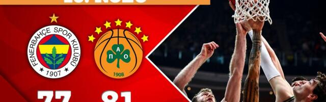 Panatinaikos režirao preokret usred Istanbula i srušo Fenerbahhče