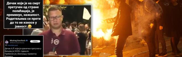 VALJEVO PAMTI, A GDE VAM JE PREBIJENI DEČAK?! Na blokaderskom skupu nastavili da lažu o brutalnosti policije, a ni da beknu o jezivoj izmišljotini iz tog grada