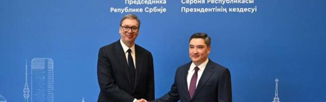 VUČIĆ SE SASTAO SA PREMIJEROM KAZAHSTANA Razgovor o realizaciji brojnih sporazuma koje su potpisali i budućim zajedničkim projektima