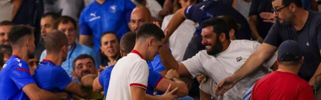 Sramota! Redar udario igrača Zvezde! Arnautović hteo da se obračuna sa nasilnicima! (VIDEO)