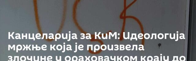 Канцеларија за КиМ: Идеологија мржње која је произвела злочине у ораховачком крају до данас жива