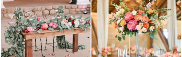 Očaravajuće ideje za dekor venčanja cvetovima božura