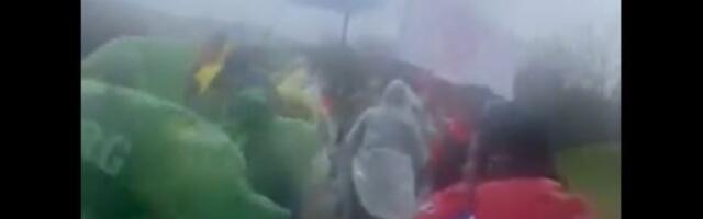 Oluja im ne može ništa: Studenti nezaustavljivo idu ka Beogradu (VIDEO)