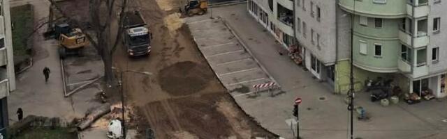 Nastavak radova u Vojvode Tankosića u Nišu i staro pravilo – seča drveća