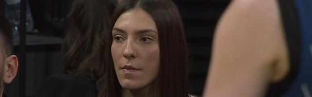 Tijana Bošković iz prvih redova gleda Zvezdu u Istanbulu /VIDEO/