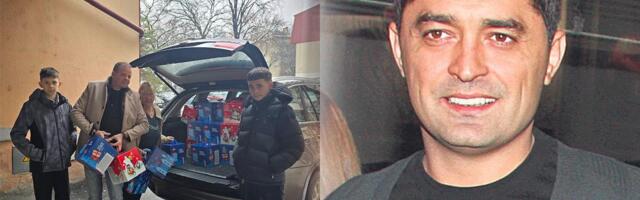 KUM POKOJNOG DARKA RADOVANOVIĆA NASTAVIO NJEGOVU TRADICIJU! Na Badnji dan obradovao bolesnu decu paketićima