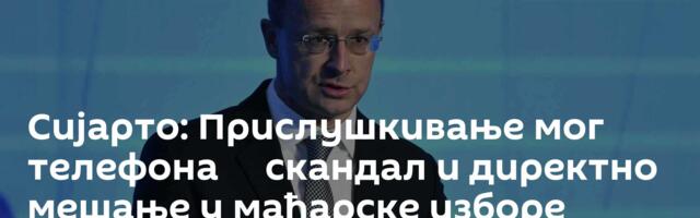Сијарто: Прислушкивање мог телефона ─ скандал и директно мешање у мађарске изборе