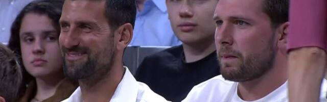 NOVAK I LUKA IZ PRVOG REDA BODRE ZVEZDU: Đoković i Dončić privukli veliku pažnju u Madridu