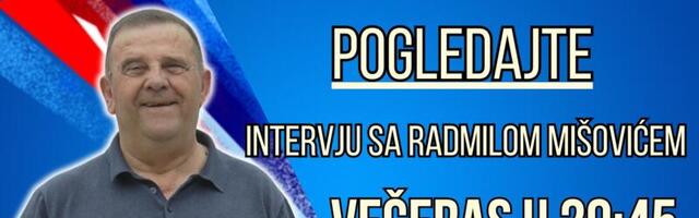 Intervju sa Radmilom Mišovićem večeras posle Dnevnika zapadne Srbije na televiziji Telemark u 20.45