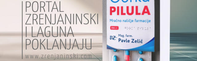 Portal zrenjaninski.com i Laguna poklanjaju knjigu „Gorka pilula“